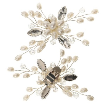 ПРЯЖКИ ДЛЯ ОБУВИ С ОТДЕЛКОЙ КРИСТАЛЛАМИ И ЖЕМЧУГОМ