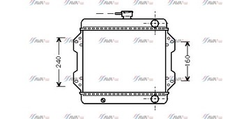 CHLADIČ SUZUKI SAMURAI / SJ410 (1982-) OE: 1770080001 NOVÁ
