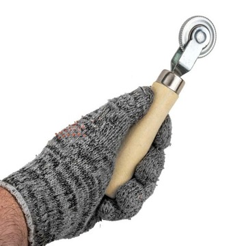 Прижимной ролик для ремонта камер и заплат шин с вулканизированным подшипником 6 мм.