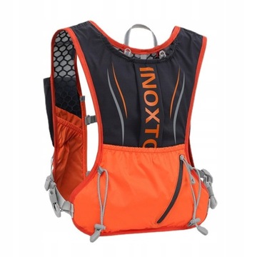 Рюкзак для бега со светоотражающим жилетом 5л Серый