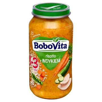BOBOVITA JUNIOR Risotto z indykiem 1-3 lata 250 g