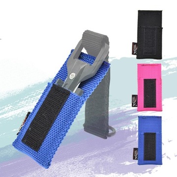 Scuba Cutter Holder Cover Scabbard with D Ring Protective Webbing Rose Red