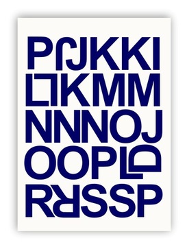 Темно-синий алфавит и цифры 100мм, самоклеющиеся