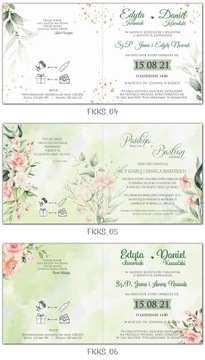 Приглашения на свадьбу в деревенском цветочном стиле