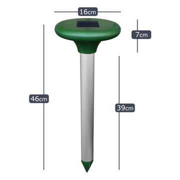 МОЩНЫЙ СОЛНЕЧНЫЙ ОТПУСКАТЕЛЬ КРОТОВ для полевок 1000 м2