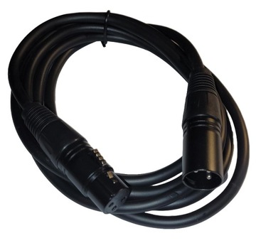 Kabel Przewód Przedłużacz Mikrofonowy XLR-XLR 2m Audio Mikrofon