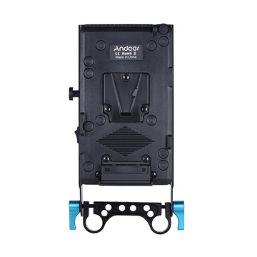 Адаптер аккумуляторной пластины V-Mount V-lock с 15 мм