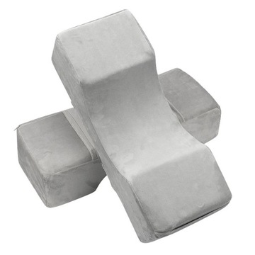 Poduszka do rzęs Miękkie artykuły kosmetyczne Piankowa poduszka pod szyję do makijażu domowego Szara