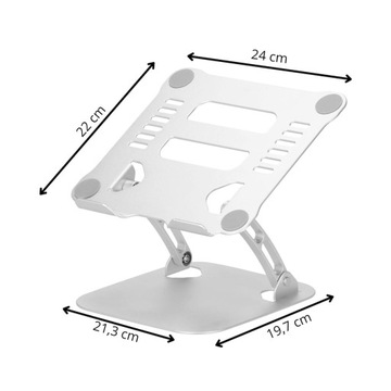 СКЛАДНАЯ ОХЛАЖДАЮЩАЯ ПОДСТАВКА ДЛЯ НОУТБУКА РЕГУЛИРУЕМАЯ МЕТАЛЛИЧЕСКАЯ СКЛАДНАЯ ПОДСТАВКА