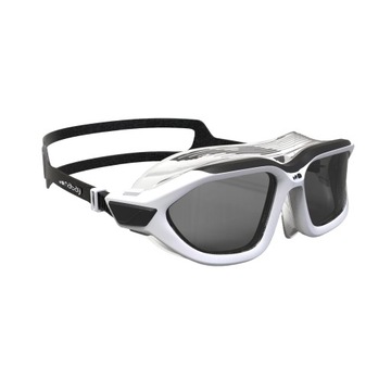 Okulary - Maska do pływania nieparująca Soft Panorama przyciemniana biała