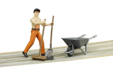 Bruder 62130 Figurka pracownika komunalnego