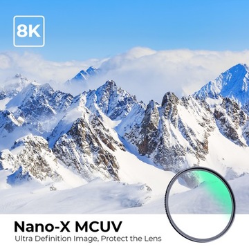 Filtr UV K&F Concept Nano-X MCUV 67 mm szkło AGC 28 warstw