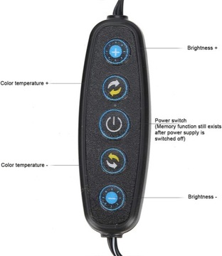 5-дюймовый светодиодный кольцевой светильник, регулируемый заполняющий свет