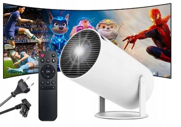 PRZENOŚNY PROJEKTOR FULL HD ANDROID IOS WIFI BLUETOOTH HDMI ***HIT***