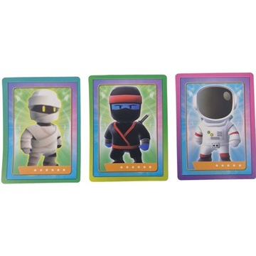 ФИГУРКА СУМКИ-СЮРПРИЗ STUMBLE GUYS + НАБОР ДЛЯ КОЛЛЕКЦИОНЕРА ИЗ 3 КАРТ