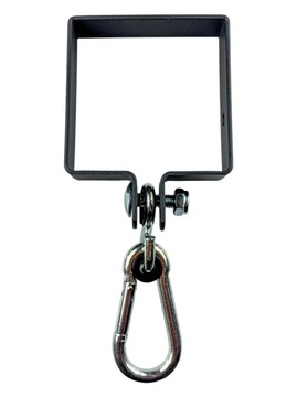 Столкновение подвесного крюка для исправления пакетов гамака 100 черных 2 ПК