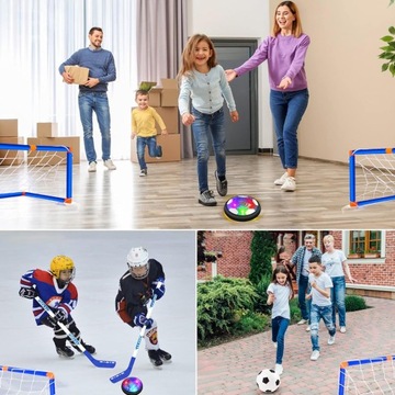 2 ВОРОТА + 2 СКЛАДНЫЕ ХОККЕЙНЫЕ КЛЮШКИ + КОРОЧКИ ШАРОВ USB НАБОР