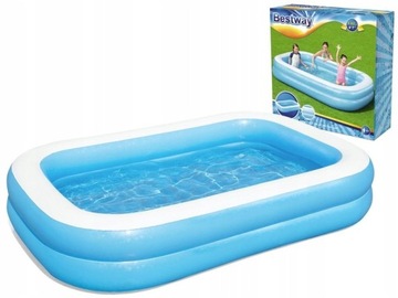 BASEN DLA DZIECI OGRODOWY DMUCHANY DUŻY 262x175x51cm BESTWAY