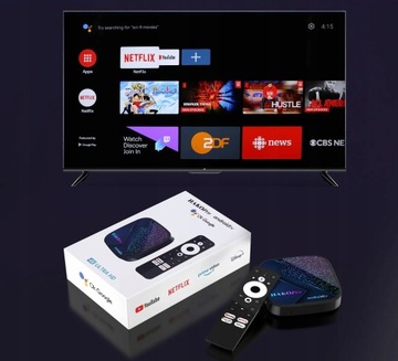 SMART TV Box 4K 4/64 ГБ Android Youtube Netflix