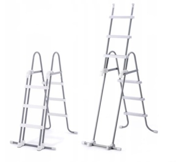 Большой семейный бассейн с прямоугольным каркасом Intex 400x200x100см 26788 + насос
