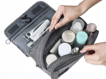 Kosmetyczka wisząca podróżna organizer do łazienki