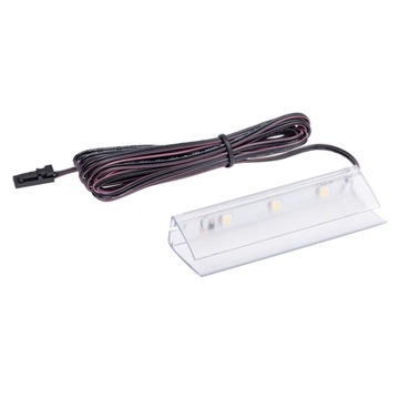 Klips LED PVC Podświetlenie do Szklanych Półek Szyb Witryn Neutralny