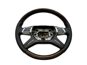 MERCEDES KIEROWNICA ML GL W166 166 DREWNO SKÓRA