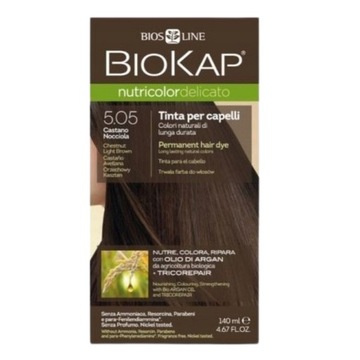 BIOKAP NUTRICOLOR 5.05 orzechowy kasztan 140 ml