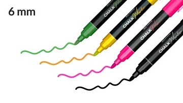 Набор из 4-х меловых маркеров для досок.