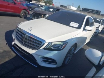 Mercedes Klasa S W222 2019 Mercedes-Benz Klasa S 2019 MERCEDES-BENZ S 560 4.0 Benzyna 463KM, zdjęcie 2