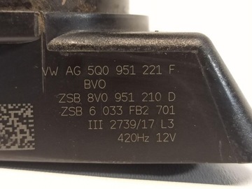 SEAT ARONA KLAKSON SIGNÁL ZVUKOVÝ 5Q0951221F