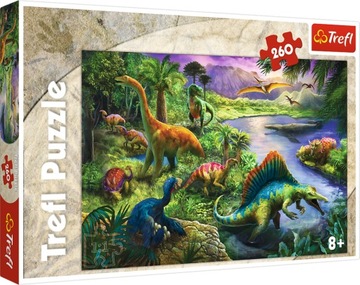 Puzzle 260el. Dinozaury