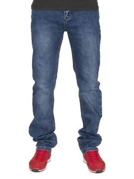 Spodnie męskie jeans W:39 102 CM L:36 granat