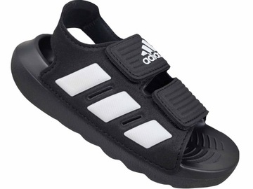 ADIDAS ALTASWIM 2.0 I ID0306 SANDAŁY SANDAŁKI DZIĘCIĘCE CZARNE NA RZEPY