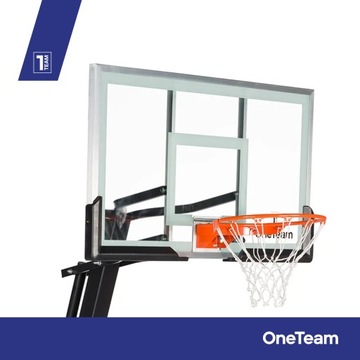 Баскетбольная корзина OneTeam BH01, черная, 230-305 см