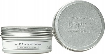 DEPOT 312 PASTA DO SYTLIZACJI WŁOSÓW Z WĘGLEM 75ml