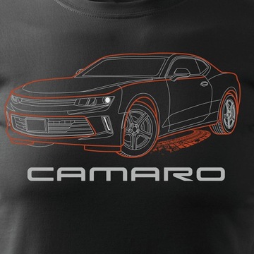 Koszulka z Chevroletem Camaro Chevrolet na prezent