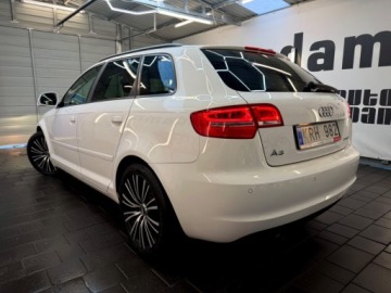 Audi A3 8P Hatchback 3d 2.0 TDI CR 140KM 2010 Audi A3 Sportback ledy bi xenon 2.0 tdi 140 konny manualna skrzynia bezwyp, zdjęcie 12