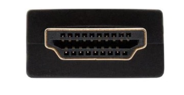 MOCNY KABEL PRZEWÓD DP 1.2 DISPLAYPORT - DISPLAY PORT 4K 60HZ 1M CZARNY