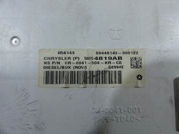 PŘÍSTROJOVÁ DESKA FIAT FREEMONT 14R 56054819AB 2.0 JTD
