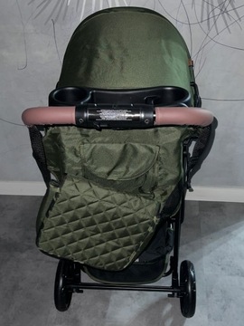 LIGHT Коляска Lionelo Emma БОЛЬШАЯ СУМКА на колесах