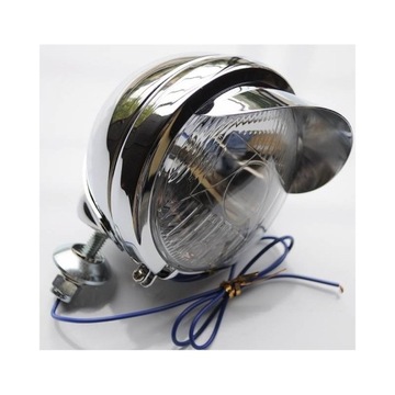 ХРОМИРОВАННАЯ СВЕТОВАЯ ЛАМПА 4,5 ДЮЙМА С ЦАПКОМ