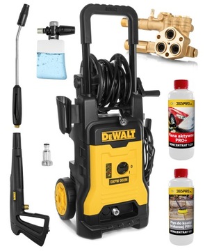 DEWALT MYJKA CIŚNIENIOWA 150BAR MOSIĘŻNA POMPA 2100W + KONCENTRAT NA 10L