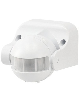 Настенный PIR-датчик движения в сумерках, уличный светодиод, детектор поверхностного монтажа, белый