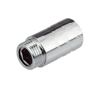 Przedłużka 50 mm chrom złączka 1/2 GZ*1/2 GW GOSHE