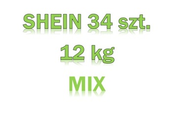 SHEIN 34 szt. PAKA ubrań NOWE S M L XL 12 kg zestaw