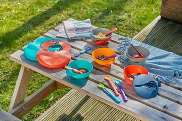 Силиконовый нагрудник Roll'n'go Tommee с карманом.