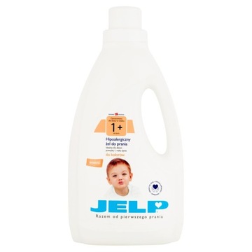 JELP 1+ Hipoalergiczny żel do prania kolorów kolorowych ubranek dzieci 1,5l