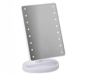 Lusterko kosmetyczne podświetlane LED do makijażu