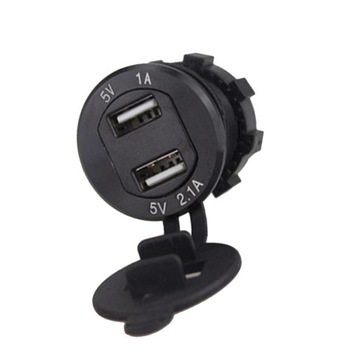 Motorcycle Car 2 ładowarki USB z cyfrowym wyświetl